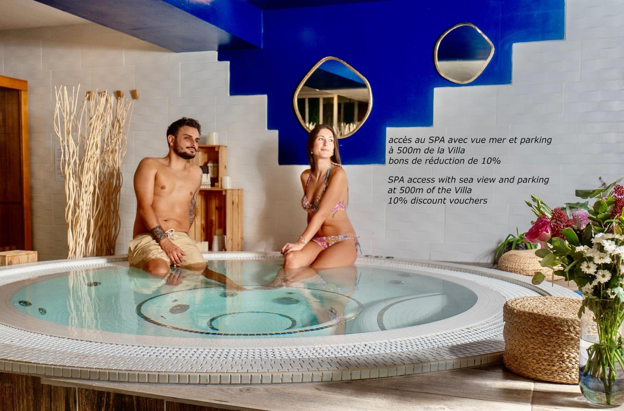 Blue Summer Vibes Apartment For 4P, Ac, Balcony, Parking, Beach At 50M, Spa Access -4 ラシオタ エクステリア 写真